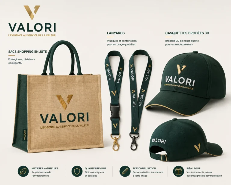 Pack été : casquette brodées, lanyards, sac shopping en jute personnalisé avec votre logo grace à PEPS Objet Media